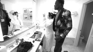 PAWG big booty Bombshell GETS HER THROAT obliterated by BLACK DICK