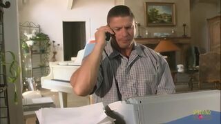 Instead of flirting he eats the milf out and makes her eager for anal sex