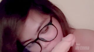 Amateur Cute Filipina Ms Emma Sucks a Big Dildo, Who wants to go next? - Awesome Solo Blowjob - 2 image