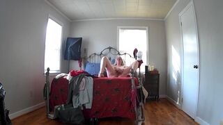 Hidden Camera - "Step" Mom Comes Home From Shopping, Tries On New Clothes And Masturbates! - 11 image
