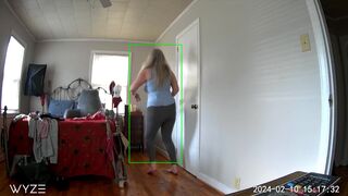 Hidden Camera - "Step" Mom Comes Home From Shopping, Tries On New Clothes And Masturbates! - 4 image