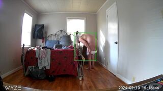 Hidden Camera - "Step" Mom Comes Home From Shopping, Tries On New Clothes And Masturbates! - 5 image