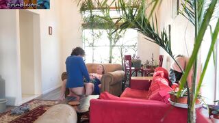 Stepmom helps her stepson feel better with sex