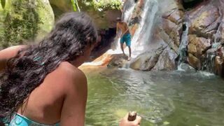 Unknown Latina girl gets fucked in the woods while she is lost HL - 2 image