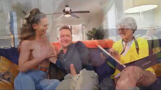 Sneaky Mom Gets Fucked Next To Grandma - 13 image