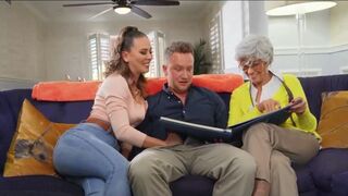 Sneaky Mom Gets Fucked Next To Grandma - 6 image