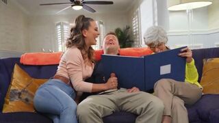 Sneaky Mom Gets Fucked Next To Grandma - 7 image