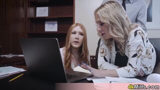 Big booty MILF secretary learning free use today Her pussy must be available at all times - 3 image