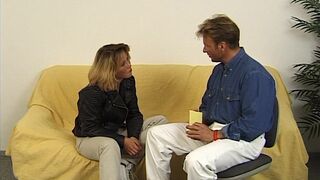 German amateurs in front of the porn camera retro in HD