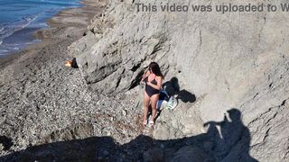 Milf is Shocked! She had to Suck&Fucks on the Beach!1