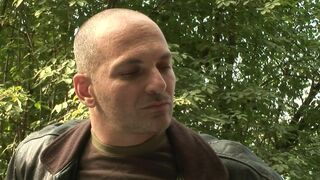 Beautiful Sexy Redhead MILF with Huge Tits Gives a Blowjob to a Big Italian Cock That Cums in Her Mouth