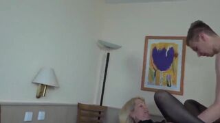 Skinny Mature MILF and 18yo Guy - 10 image