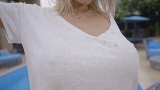 Horny MILFs with Huge Boobs Show Hard Solo - 5 image