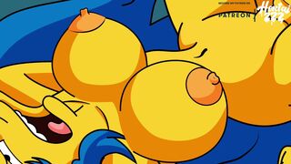 HOMER AND MARGE CREAMPIE CARTOON PORN VIDEO