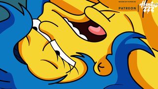 HOMER AND MARGE CREAMPIE CARTOON PORN VIDEO - 7 image