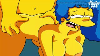 HOMER AND MARGE CREAMPIE CARTOON PORN VIDEO - 8 image