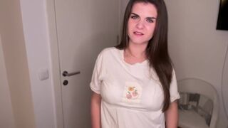 Hot Step Mother was caught by her step son while jerking off her big cock - 2 image