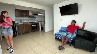 A carelessness with the time costs my sexy big-ass stepsister a hard fuck in her tight ass with my huge and delicious cock.