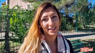 Kyara, Aude and Stella, a trio of naughty girls, share a cock