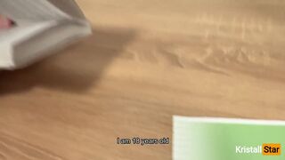 Hungry Teacher Sweetie Girl Has Come up with a New Grading System! - 1 image