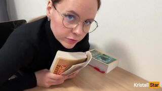 Hungry Teacher Sweetie Girl Has Come up with a New Grading System! - 2 image