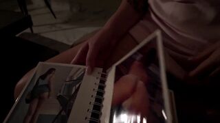 Step-mom and Alina Rai get naughty in hotwife photo shoot with big tits bouncing!