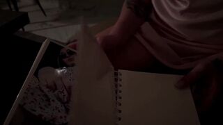 Step-mom and Alina Rai get naughty in hotwife photo shoot with big tits bouncing!