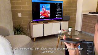 Watch Carla Morelli & Naty Delgado's massive tits bounce as they ride a huge cock POV style