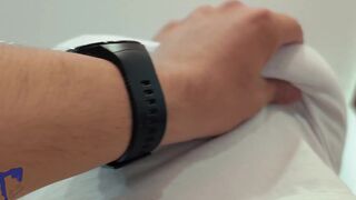 Curvy Latina AlinaVelvet plays with herself before riding her neighbor's hard cock & swallowing