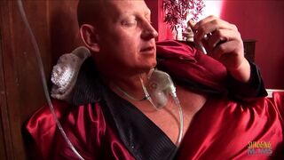 Watch Stacey Saran's patient get a big cock doggy-style & a hot facial