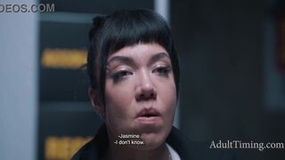 Petite blondes Jane Wilde, Sarah Arab, Reagan Foxx, and Kenna James engage in steamy group sex with Seth Gamble, Lucky Fate