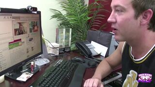 Vanessa Naughty and Will Powers go wild in a wild fuck on the net