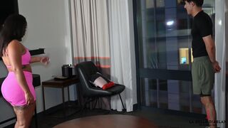 Stepson's friend's hard cock explodes in Texas MILF Pov's juicy ass - 2 image
