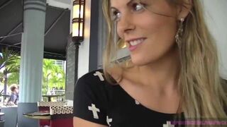 Heather Silk & Novan Ryan flaunt their curves in a steamy outdoor lunch with lucky hubby - 5 image
