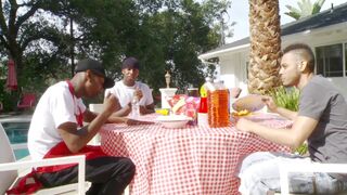 Sexy MILF Nadia Jay, Chanell Heart, Slim Poke, Donny Sins, Jon Jon, and Tori Taylor take turns deepthroating - 2 image