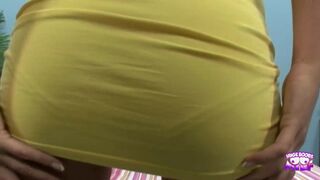 Lisa Sparkle's tight pussy devoured before taking Mr. Pete's massive cock in all holes - 1 image