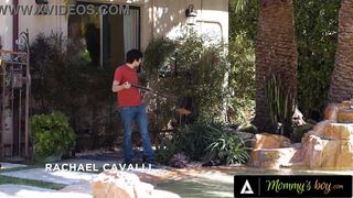 Stepmom Rachael Cavalli gets dominated by stepson Ricky Spanish in hot MILF cowgirl action! - 9 image