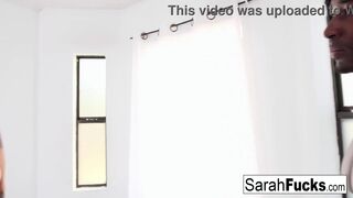 Watch Sarah Jessie's massive tits bounce as she takes on BBC in a puba clip - 8 image