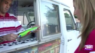 Allyssa Hall and Mike Deez get down and dirty in a truck with wild pussy-eating and deep throat action - 2 image