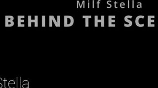 Milf Stella's trimmed pussy hair bounces as Stefano surprises her with a big surprise - 9 image