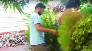 Watch Mampi, the Indian BBW with massive natural tits, take a rough pounding and deep throat action in POV