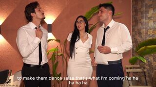 Curvy Sara Black dominated by Papirodriguez's big cock in a hot first-time interview with double penetration - 6 image