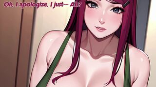 Kushina's tight MILF pussy gets stretched by new riding technique - JOI Hentai - 1 image