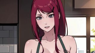 Kushina's tight MILF pussy gets stretched by new riding technique - JOI Hentai - 2 image