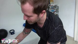 Julia Exclusiv's tight ass drilled deep and hard by Paul Stalker's throbbing shaft
