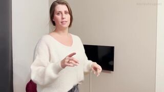 Lady Lyne's curvy body is the ultimate tool for deepthroating and cum-swallowing in POV solo action - 4 image