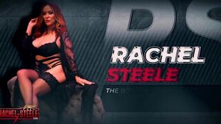 Watch Rachel Steele devour a BBC with her massive jugs & mouthful of jizz - 1 image