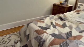 Watch Carrie Capri's juicy pussy bounce while she pleasures herself with a massive dildo - 2 image