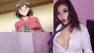 Natsuzuma 1: POV hentai of a horny MILF satisfied by strangers - 4 image