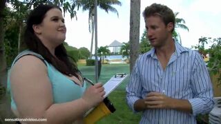 Holly Jayde's huge tits and mouth take on Levi Cash's thick white shaft in doggystyle action - 2 image